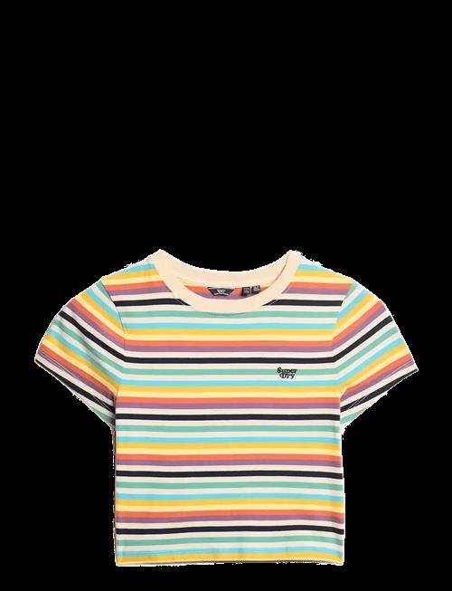 Superdry | Vintage Stripe Crop Tee | 42