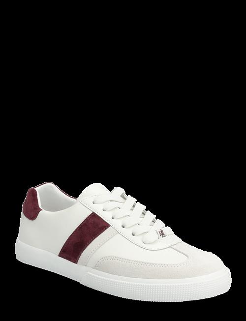 Lauren Ralph Lauren | Two-Tone Braylee Leather & Suede Sneaker | 37