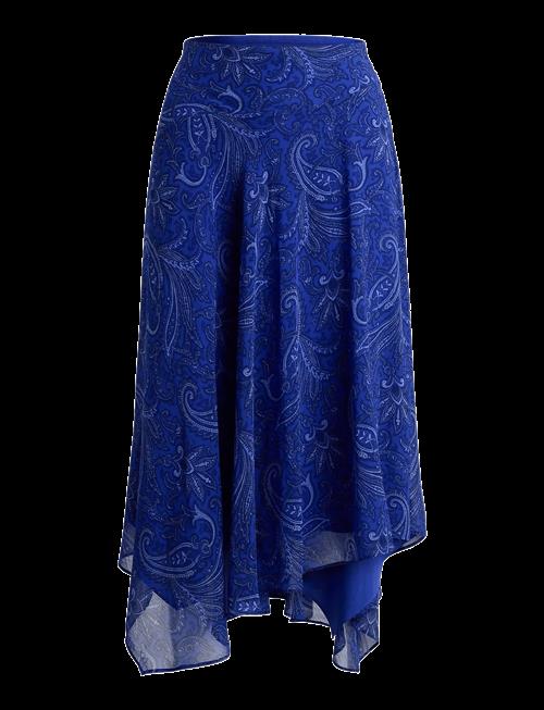 Lauren Ralph Lauren | Paisley Georgette Handkerchief Skirt | 38
