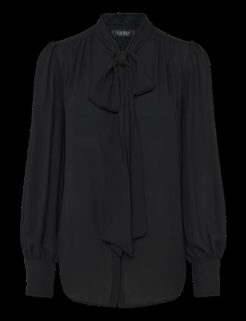 Lauren Ralph Lauren | Georgette Tie-Neck Blouse | L