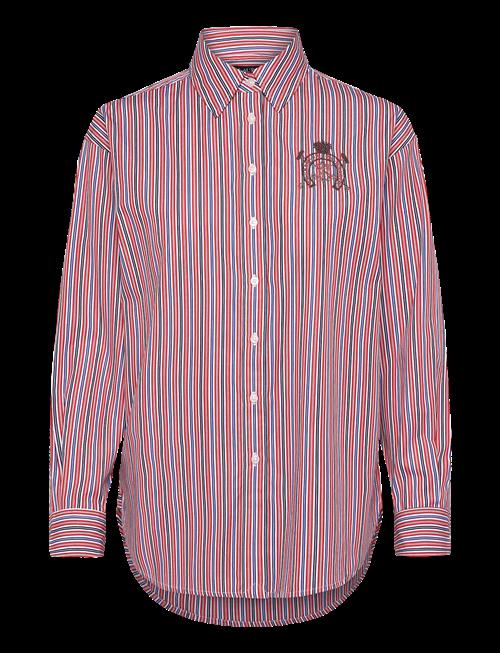 Lauren Ralph Lauren | Relaxed Fit Striped Broadcloth Shirt | M