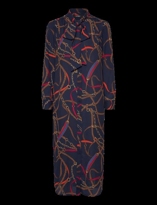 Lauren Ralph Lauren | Print Georgette Tie-Neck Shirtdress | 36
