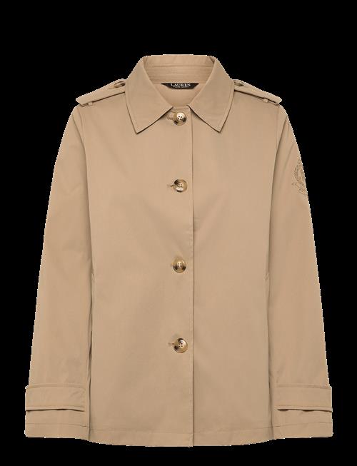 Lauren Ralph Lauren | Embroidered-Crest Twill Trench Coat | XL