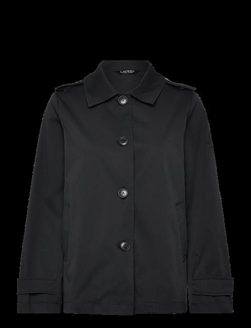 Lauren Ralph Lauren | Embroidered-Crest Twill Trench Coat | M