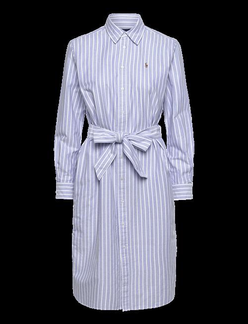Polo Ralph Lauren | Striped Cotton Oxford Belted Shirtdress | 42