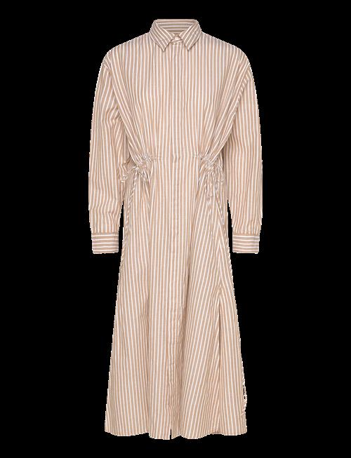 Polo Ralph Lauren | Striped Cotton-Linen Drawcord Shirtdress | 36
