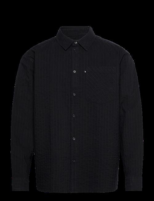 WOOD WOOD | Wwday Dobby Striped Shirt | M