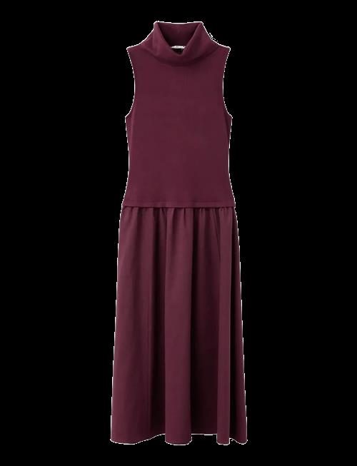Mango | Dress With Combined Funnel Neck | M