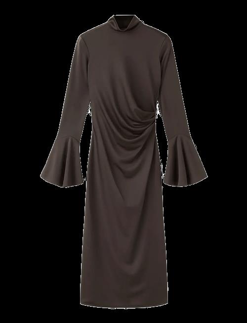Mango | Fitted Dress With Bell Sleeves | L