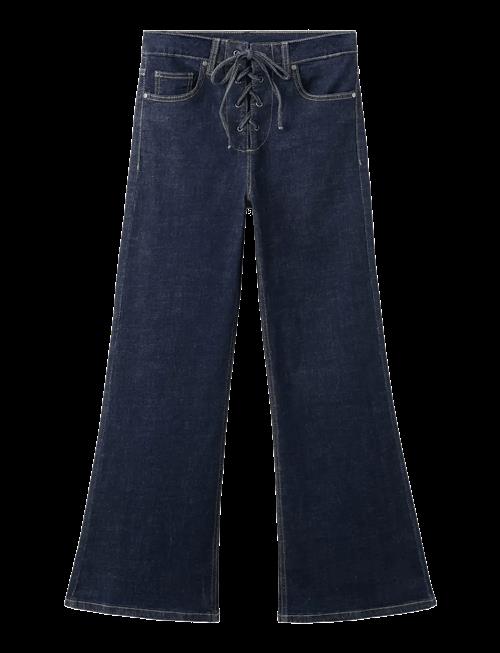 Mango | Flared Jeans With Drawstrings | 32