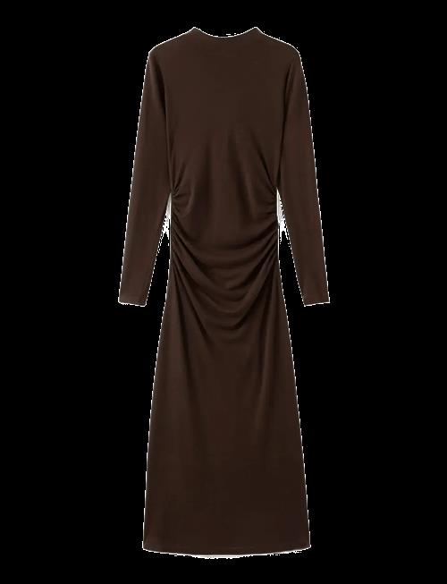 Mango | Perkins-Neck Knitted Dress | L