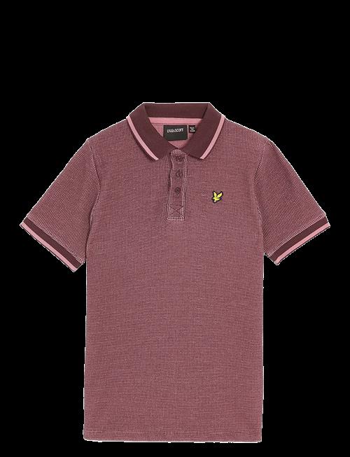 Lyle & Scott | Two Tone Waffle Polo Shirt | 14-15