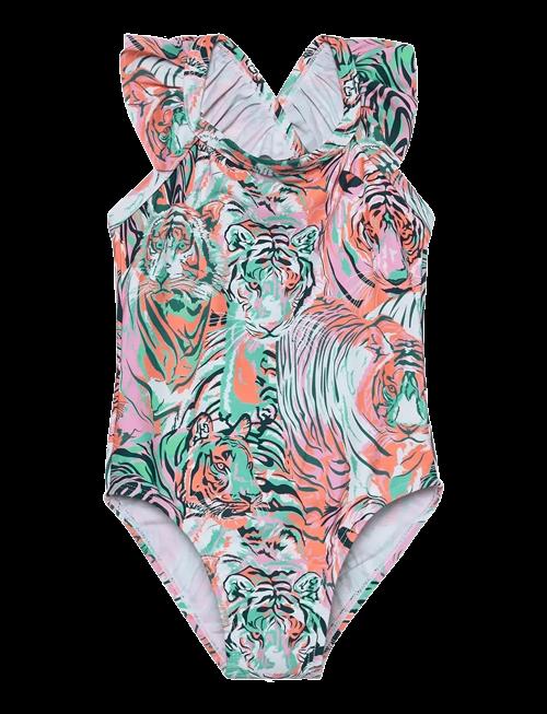 Color Kids | Swimsuit W. Frills, Aop | 98