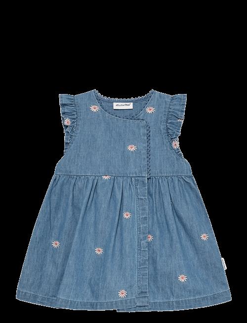 Minymo | Dress Ss Emb. Chambray | 74
