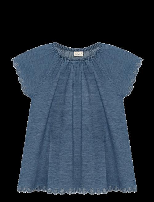 Minymo | Blouse Ss Chambrey | 128