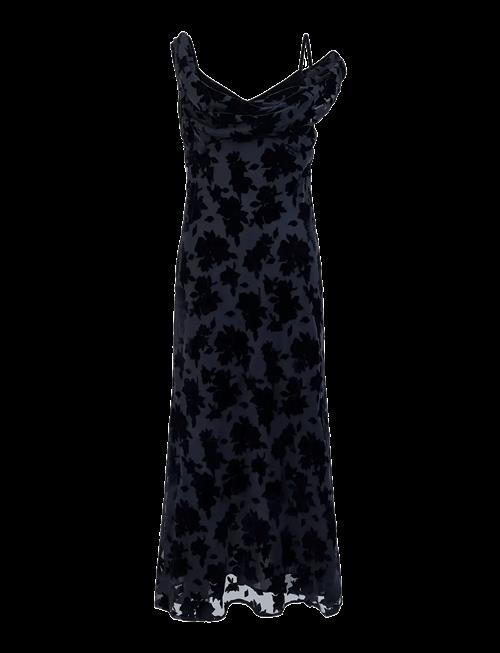 French Connection | Kara Burnout Twisted Midi Dres | 38