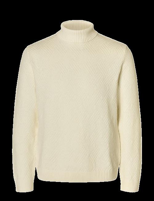 Selected | Slhtrevor Ls Knit Structure Roll Neck | M