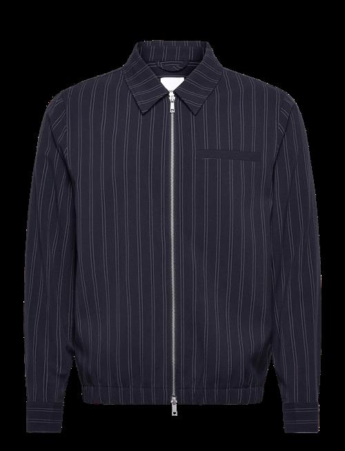 Lindbergh | Superflex Pinstriped Overshirt | L