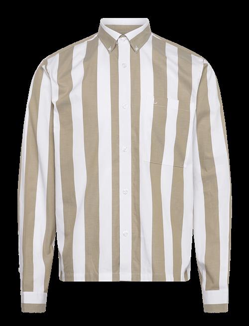 Lindbergh | Bold Striped Cropped Shirt L/S | L