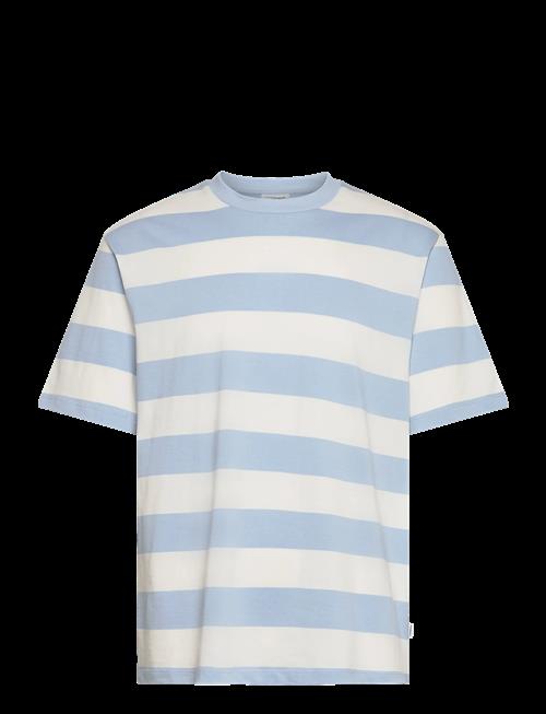Lindbergh | Striped Oversized O-Neck Tee S/S | L