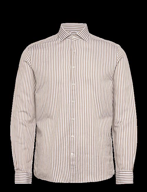 Lindbergh Black | 1927: Cotton/Linen Soft Collar Str | M