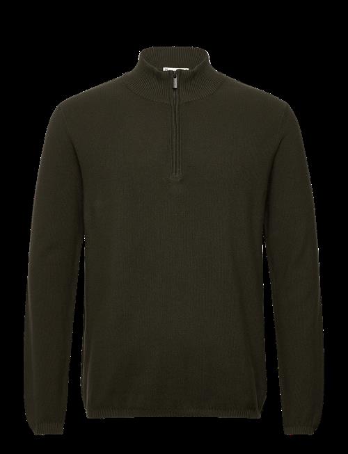 Knowledge Cotton Apparel | Organic Cotton Half Zip Pique Knit | S