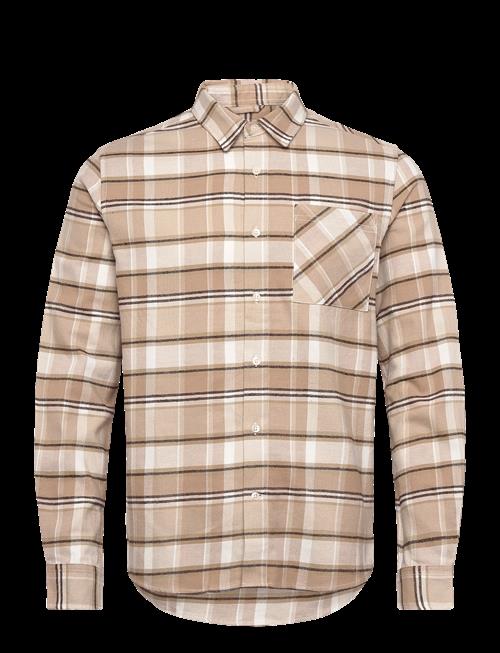Knowledge Cotton Apparel | Organic Cotton Checked Flannel Shir | XL