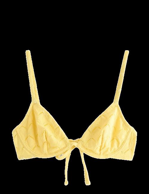 Lindex | Unpadded Bikini Bra With Embroidery | M