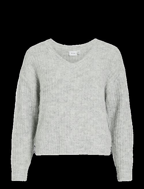 Vila | Vilampe V-Neck L/S Knit Top-Noos | L