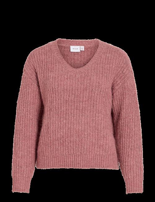Vila | Vilampe V-Neck L/S Knit Top-Noos | L