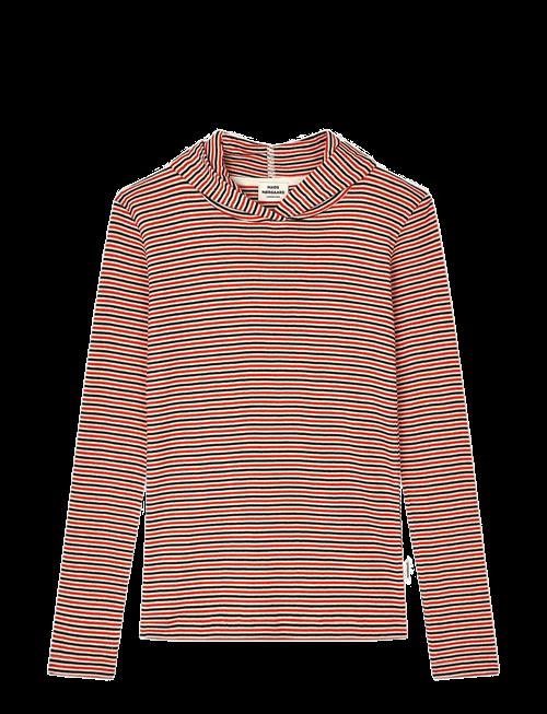 Mads Nørgaard | 2X2 Cotton Stripe Tally Hoodie | 164
