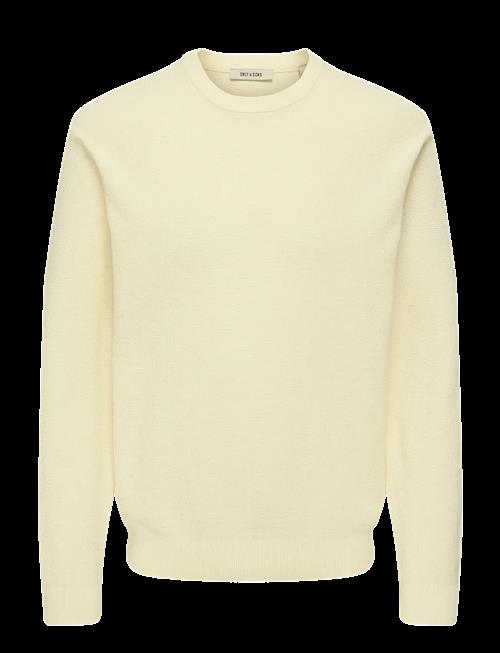 ONLY & SONS | Onstony Rlx 12 Ls Waffle Crew Knit Noos | M