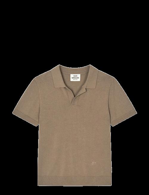 Mads Nørgaard | Cotton Knit Pelle Polo Tee | 116