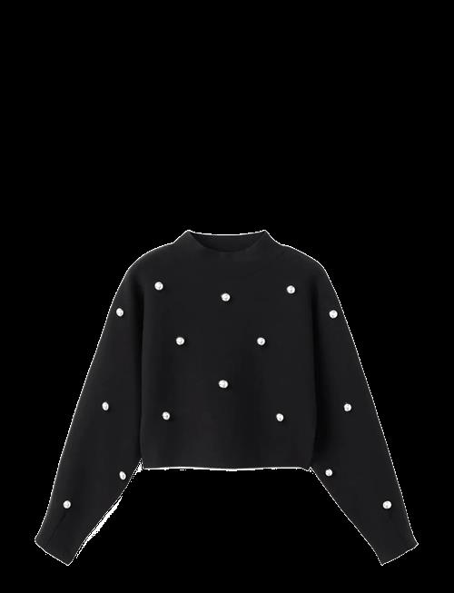 Mango | Perkins-Neck Sweater With Spheres | M