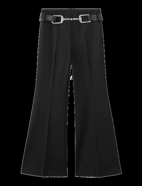 Mango | Flared Trousers With Belt | 42