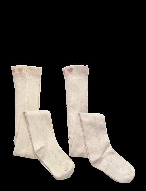 Minymo | Stocking W.pointelle (2-Pack) | 116\122