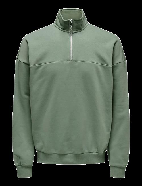 ONLY & SONS | Onsceres Ovz Track Half Zip Sweat Vd | S