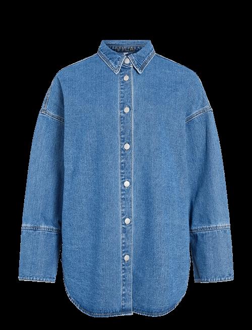 Vila | Vimalou L/S Detailed Denim Shirt | 38