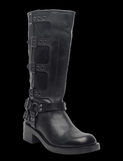 Bianco | Biaharper Buckle Biker Boot Pull Up Leather | 36