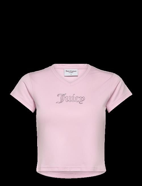 Juicy Couture | Capped Sleeve V Neck T-Shirt | XXS