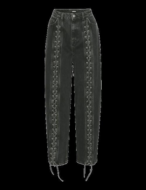 ROTATE | Laced Wide Leg Jeans | 26