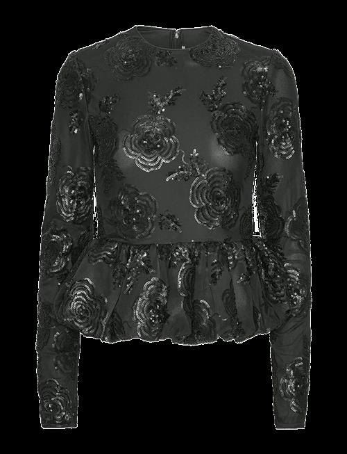 ROTATE | Sequins Ls Bubble Top | 34