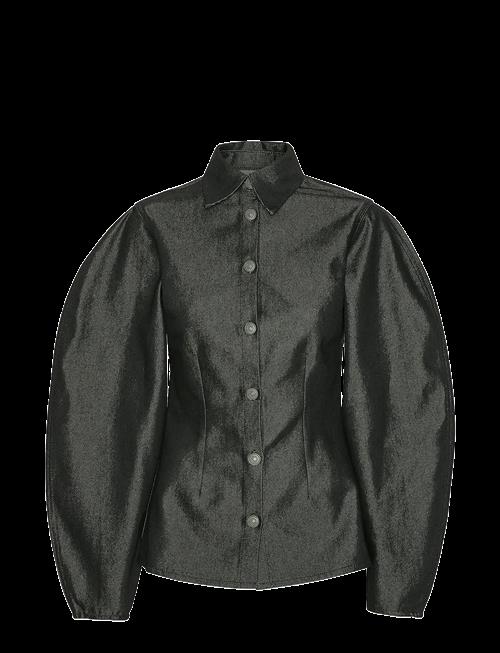 ROTATE | Denim Fitted Shirt | 36