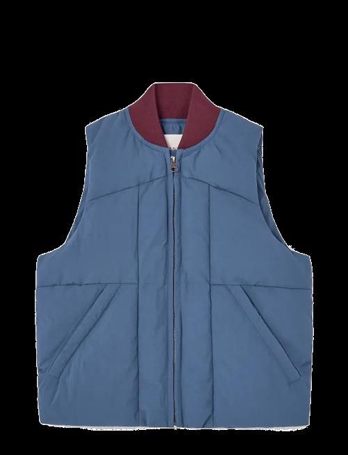 THE ANIMALS OBSERVATORY | Lobster Kid Puffer Vest Blue-Grey | 6 Y