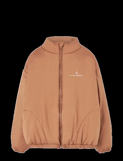 THE ANIMALS OBSERVATORY | Crocodile Kid Puffer Jacket Almond Brown | 6 Y