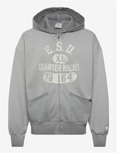 Champion | Full Zip Hoodie Sweatshirt | L