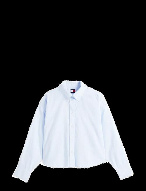 Tommy Jeans | Tjw Reg Crop Stripe Poplin Shirt | L