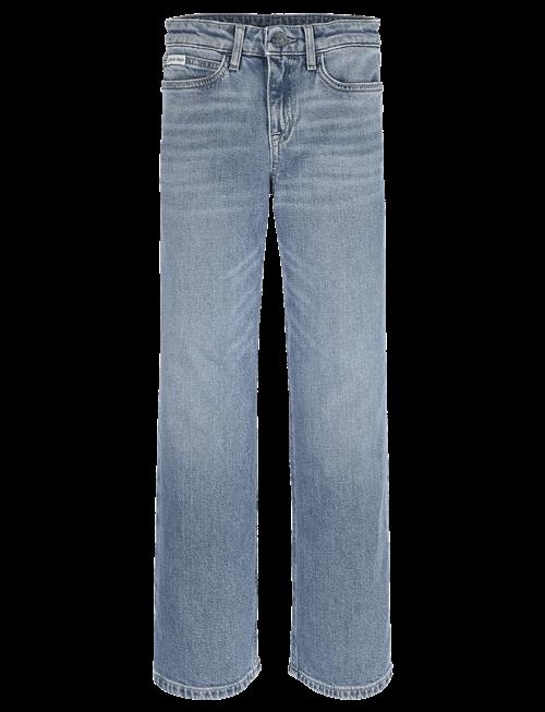 Calvin Klein | Hr Wide Leg Authentic Blue Denim | 128