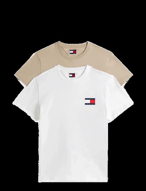 Tommy Jeans | Tjm Slim 2Pack Ess Flag Tee | XS