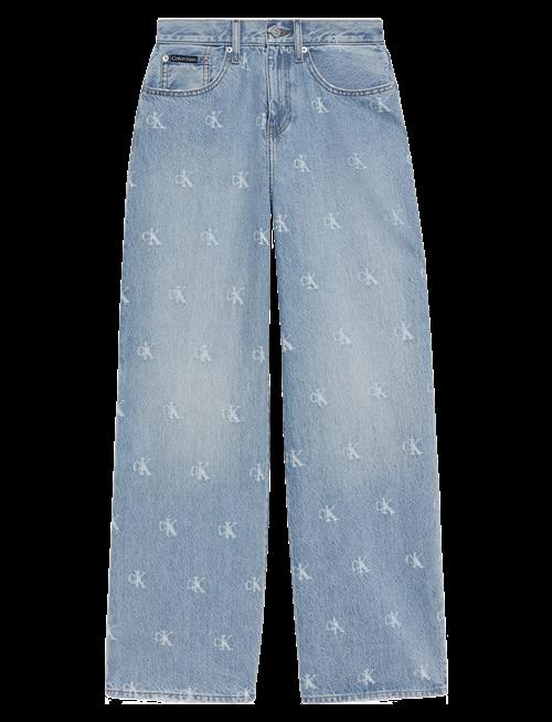 Calvin Klein Jeans | The Wide Leg Ck Distressed Indig | 26 x 32